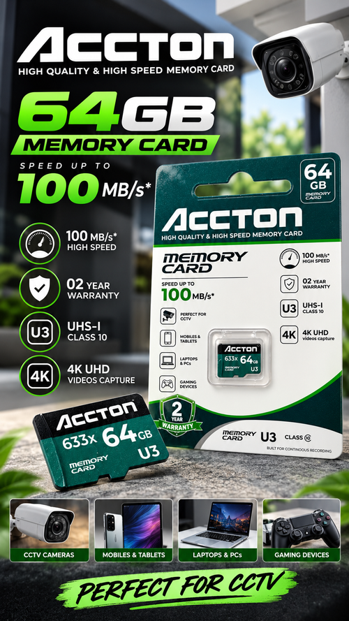 ACCTON 64GB MEMORY CARD
