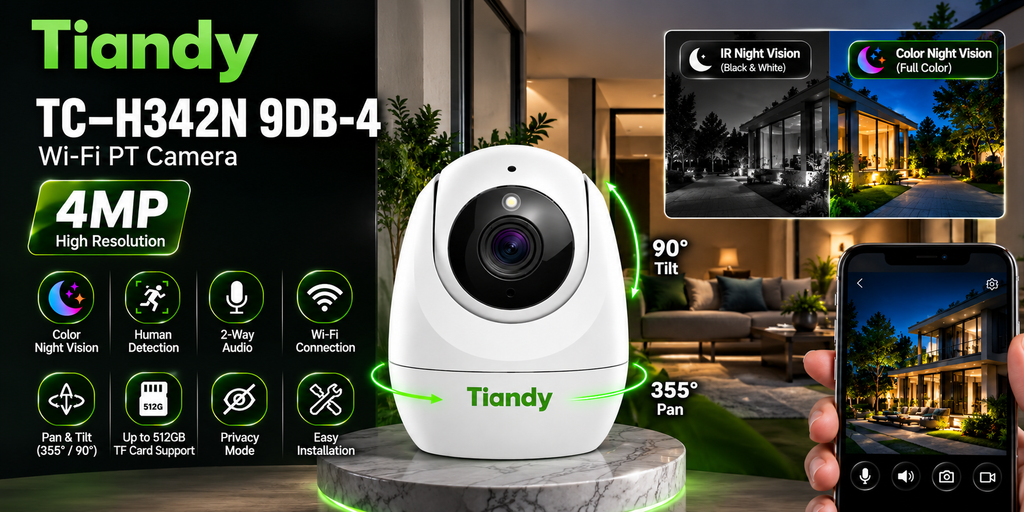TIANDY INDOOR 4MP TC-H342N 9DB-4