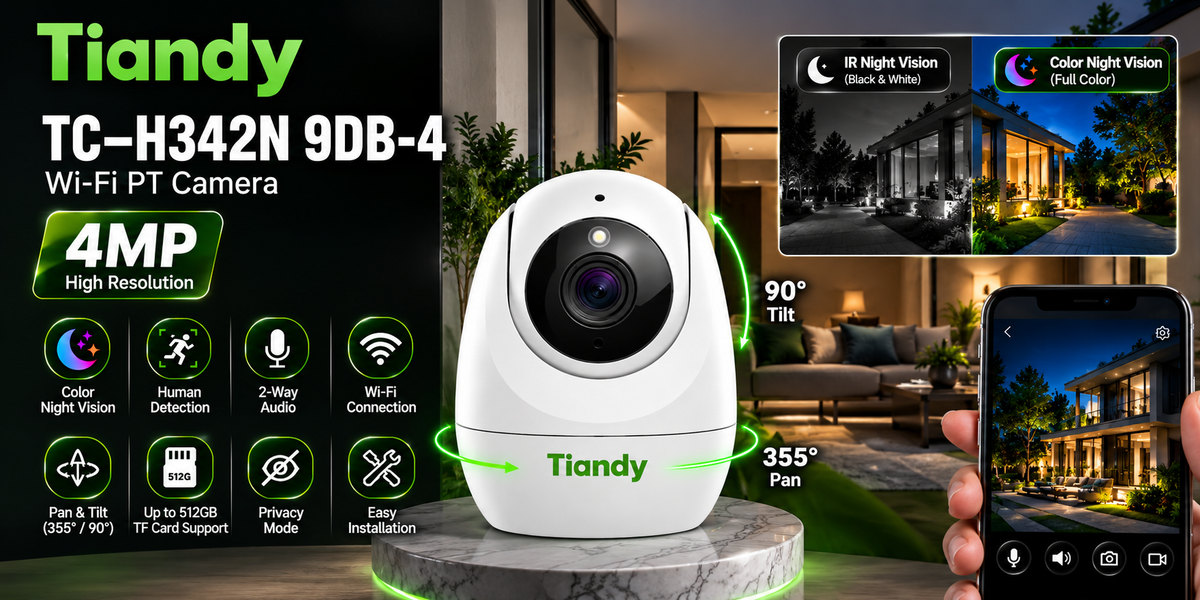 TIANDY INDOOR 4MP TC-H342N 9DB-4