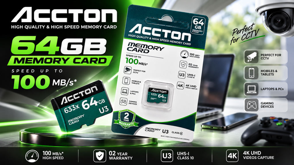 ACCTON 64GB MEMORY CARD