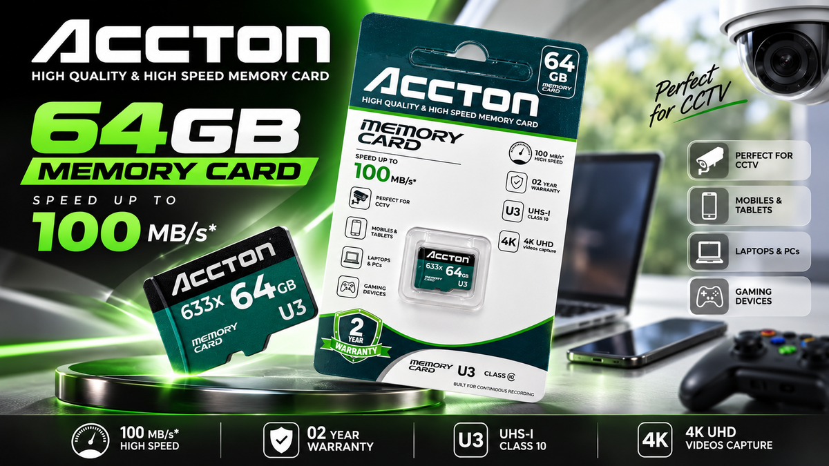 ACCTON 64GB MEMORY CARD