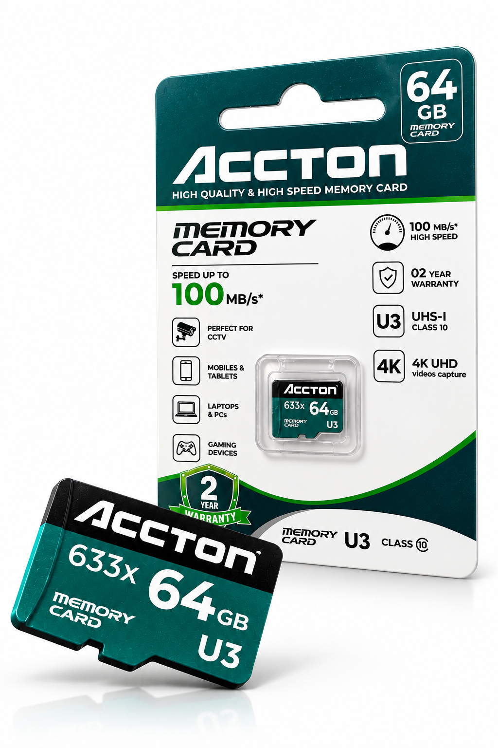 ACCTON 64GB MEMORY CARD
