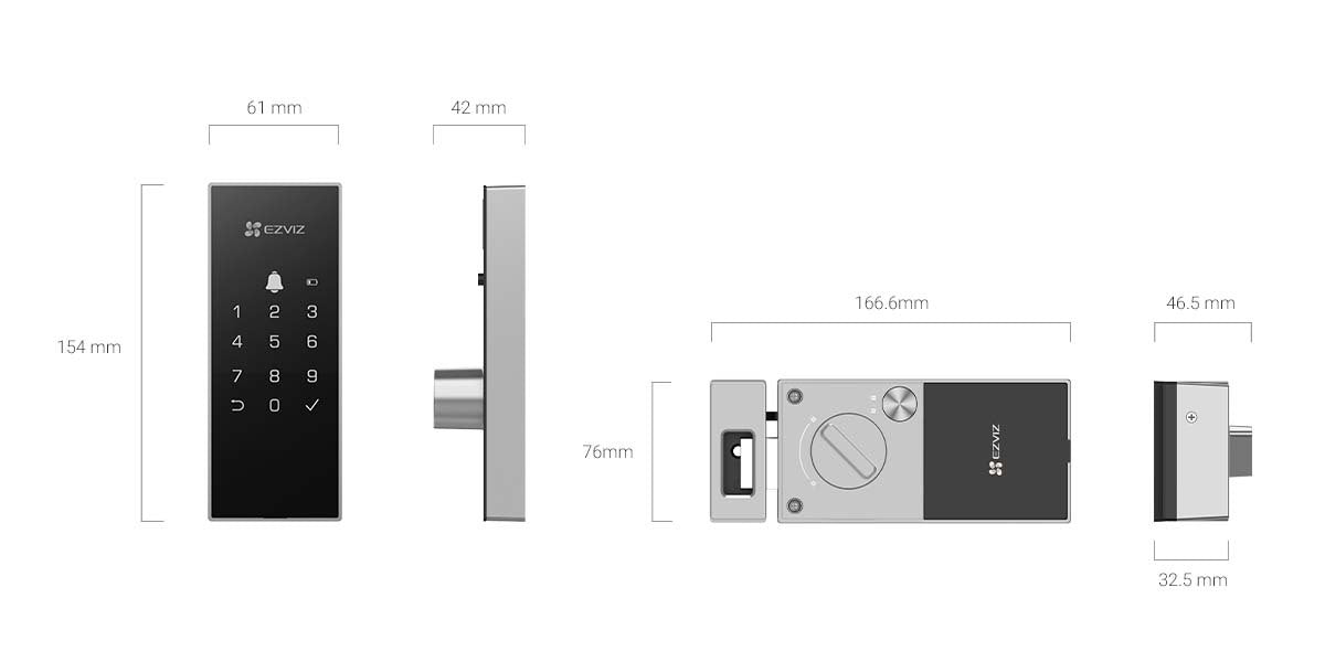 EZVIZ DL03 Smart Fingerprint Lock